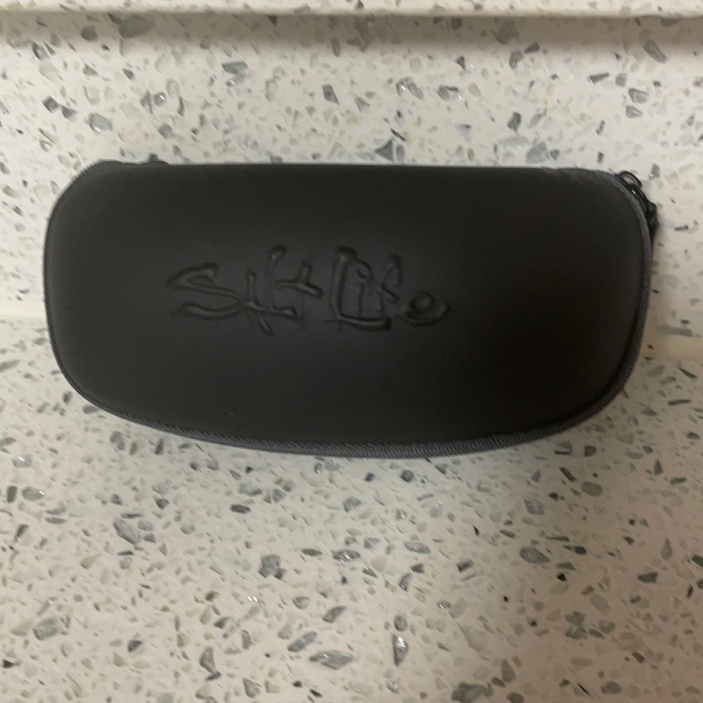 Black salt life sunglass case